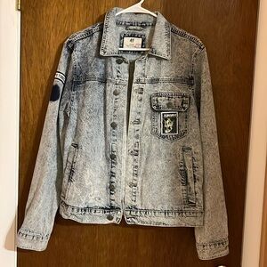 Oversized jean jacket